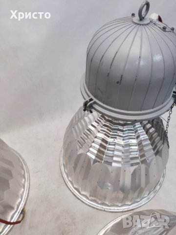 Големи Индустриални лампи Cuba 2 made in Italy , снимка 6 - Лампи за таван - 40375716
