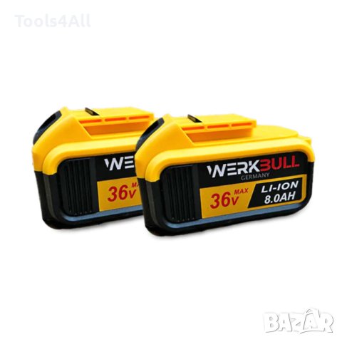 Акумулаторни импакт и винтоверт WerkBull 36V 8Ah в куфар, снимка 6 - Винтоверти - 43474224