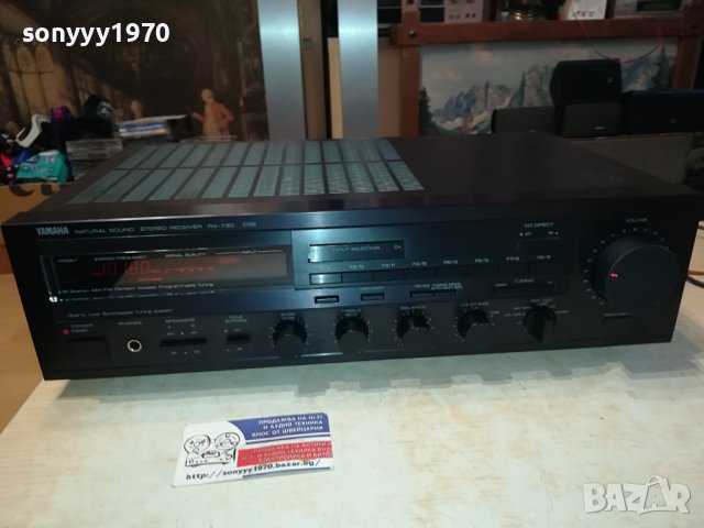 YAMAHA RX-730 RECEIVER-MADE IN JAPAN-ВНОС SWISS LK1ED2811231128, снимка 2 - Ресийвъри, усилватели, смесителни пултове - 43178959