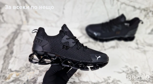Puma Мъжки Черни Маратонки🔝Мъжки Спортни Обувки Пума Код P758, снимка 5 - Маратонки - 50679223
