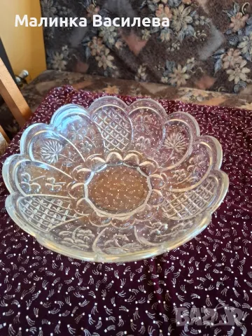 купа с релефно стъкло , снимка 2 - Аксесоари за кухня - 48241149