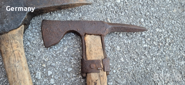 стара немска брадва, снимка 5 - Антикварни и старинни предмети - 52859165