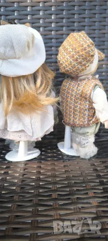 керамични кукли двойка, снимка 6 - Кукли - 47989318