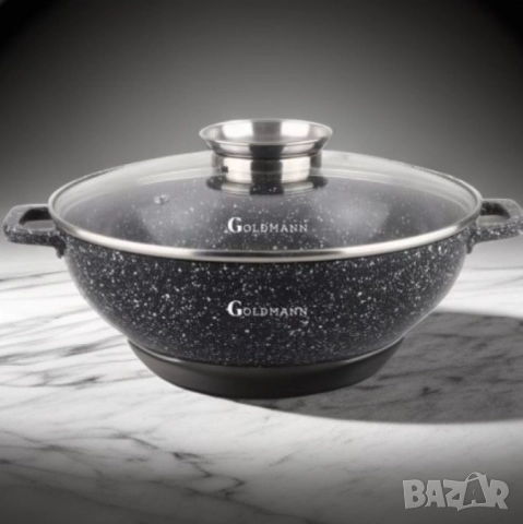 Тенджера Goldmann 24/28/32/36 см., плитка, Лят алуминий, Керам. покр., Индукция, снимка 7 - Съдове за готвене - 52112882