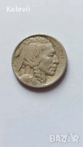 Монета 5 цента 1913 г., снимка 2 - Нумизматика и бонистика - 49301559