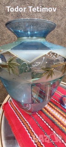 Комплект ръчно рисувани вази, снимка 9 - Антикварни и старинни предмети - 42977179