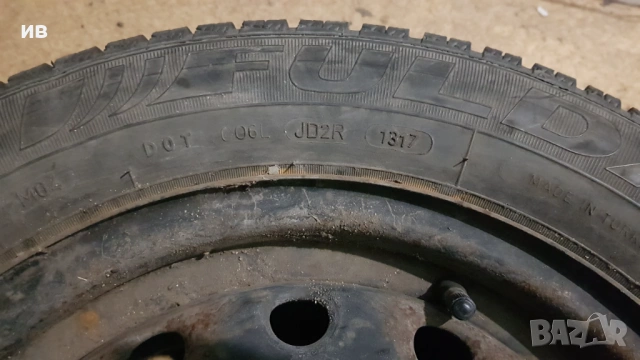 4 бр. зимни гуми + джанти 185/65/14 , снимка 4 - Гуми и джанти - 53483839