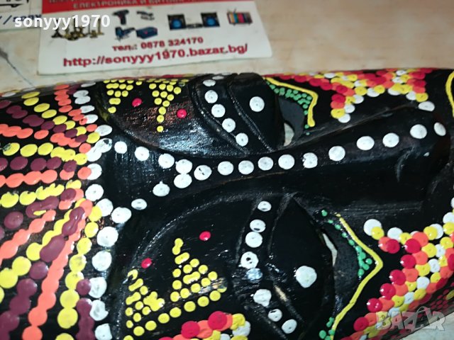 маска-дървена 30х12см 1507212135, снимка 9 - Колекции - 33533209