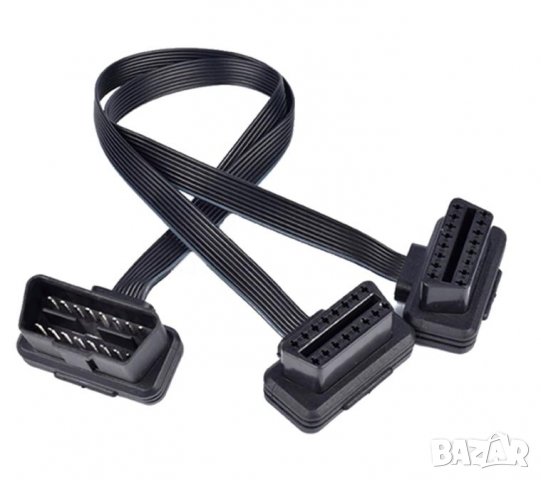 OBDII Y Сплитер OBD OBD2 16PIN-а Разклонител от Мъжко J-1962 към 2х Женски J-1962 ELM327 Диагностика