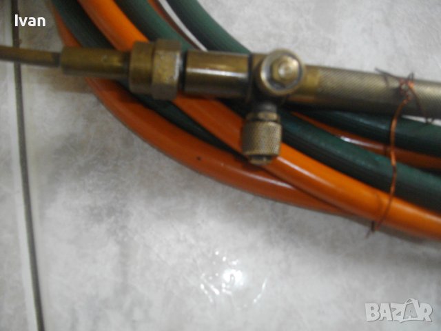 Оксижен Резак 33,5 см с 5м. Маркучи и Редуцир Вентил-2 Манометри/Клапан, снимка 3 - Други инструменти - 40431381