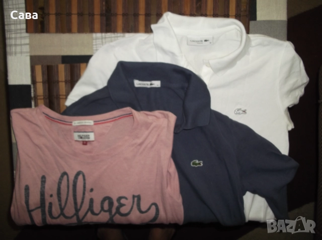 Тениски LACOSTE,TOMMY HILFIGER  дамски,С