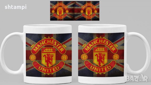 Чаша Манчестър Юнайтед Manchester United Керамична, снимка 2 - Фен артикули - 34821079
