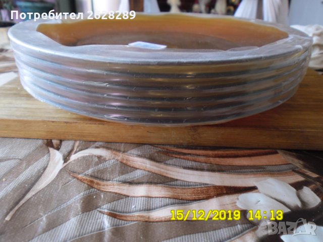 кристална чиния + 6 чиний Дуралекс, снимка 6 - Чинии - 28388232