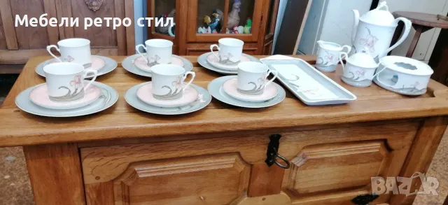 Порцеланът Konigl Tettau e изключително красив. Сервиза на Tettau има зашеметяващи детайли., снимка 5 - Сервизи - 47678985
