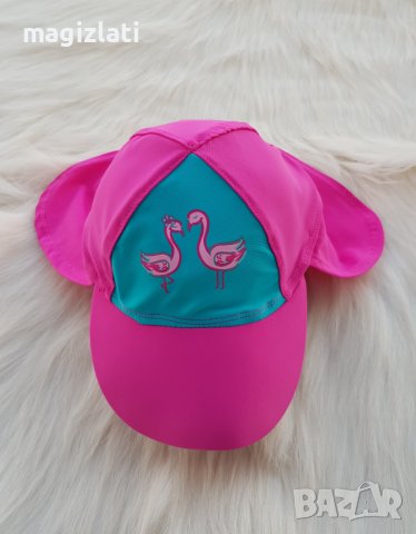 Плажна шапка със защита на вратлето 1-2 години, снимка 3 - Бебешки шапки - 40373735