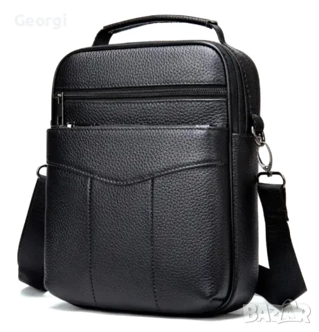 Гореща Промоция*/ Функционална висококачествена Мъжка кросбоди чанта /Естествена кожа!, снимка 5 - Чанти - 49293764