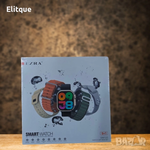 Стилен смарт часовник, Smart Watch Ezra, 5+1 SW133, снимка 3 - Други стоки за дома - 52591064