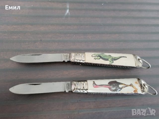 Лот антикварни сгъваеми ножове MIKOV 
