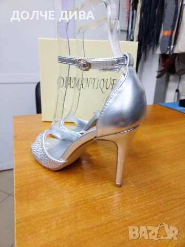 НАМАЛЕНИЕ-Дамски сандали м.53 сребро , снимка 3 - Дамски елегантни обувки - 40112108