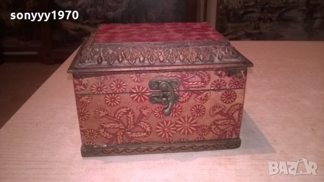 АНТИКА СТАРА КУТИЯ С ЧАСОВНИК-18Х14Х12СМ, снимка 16 - Колекции - 27970804