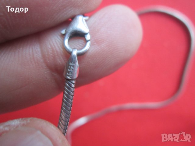 Уникална сребърна верижка верига ланец 925, снимка 2 - Колиета, медальони, синджири - 35101790