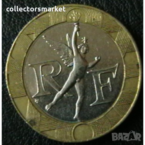 10 франка 1991, Франция, снимка 2 - Нумизматика и бонистика - 28433423