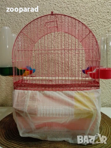 Кафез за канарчета, вълнисти папагалии др., размери: 30х22х38см, снимка 3 - За птици - 50506643