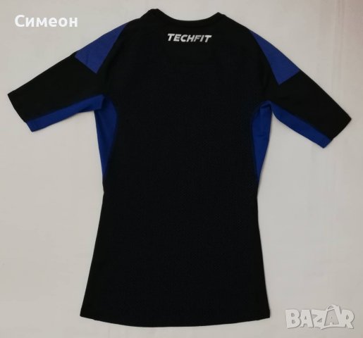 Adidas Techfit оригинална тениска M Адидас спорт фитнес термо фланелка, снимка 5 - Спортни дрехи, екипи - 37508589