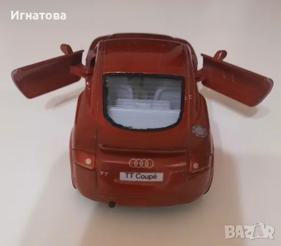 Audi TT Coupe и Smart Roadster Cabrio 1:32 - колекционерски метални колички, снимка 5 - Колекции - 48930158