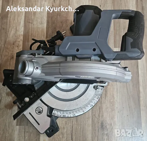 Напречен скосяващ потъващ циркуляр 1600W, снимка 4 - Циркуляри - 49702687