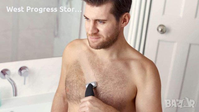  Philips Body Groomer Series 5000 Shower Proof със задно монтиране и кожа комфорт, снимка 4 - Фризьорски принадлежности - 43225961
