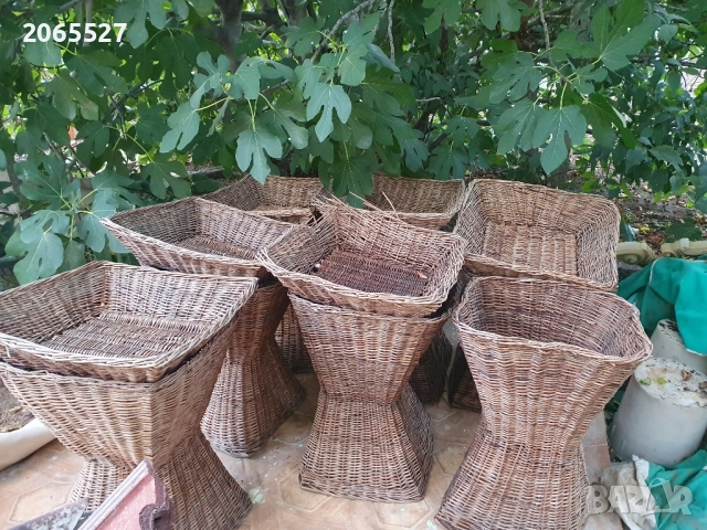 ратанови кашпи, снимка 6 - Саксии и кашпи - 51725632