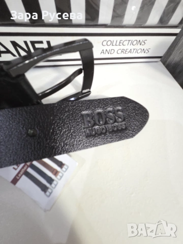 Hugo Boss ест.кожа мъжки колан, снимка 3 - Колани - 53227816