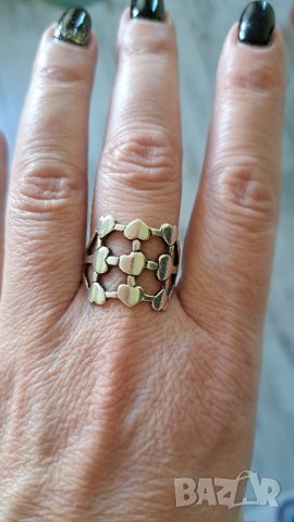 Сребърни пръстени, снимка 3 - Пръстени - 27463221