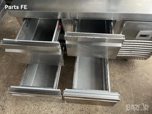 Хладилна маса професионална с 4 чекмеджета гастро кухненско оборудване profesionalna hladilna masa, снимка 8 - Обзавеждане на кухня - 53273458