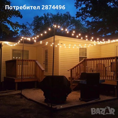 3703 Водоустойчиви градински лед лампички , снимка 13 - Външни лампи - 37875306