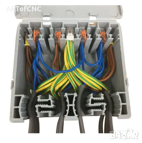 Wagobox XL Разклонителна кутия за инсталационна клема WAGO, снимка 4 - Друга електроника - 48613333