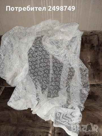 Плат за завеса 100% памук ; Плат - панама; Три броя карета от тюл, снимка 9 - Други - 52228066