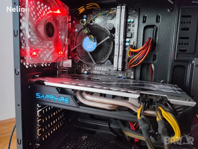 Геймърски компютър Intel core i5 4690 / RX 580 8GB / 16GB RAM