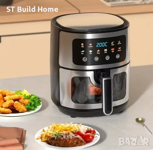 ВЪЗДУШЕН ФРИТЮРНИК 5L, снимка 4 - Фритюрници - 51274085