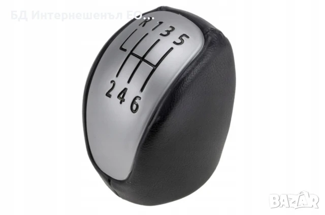 Топка за скоростен лост, Renault Laguna 3, Черен, 6 скорости