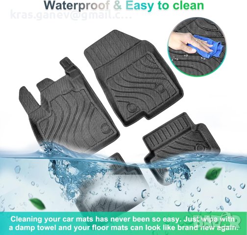 Dacia Sandero 3 III 2021 2022 2023 Подови постелки, Sandero 2023 TPE All-Weather Подови постелки, снимка 3 - Аксесоари и консумативи - 43598124