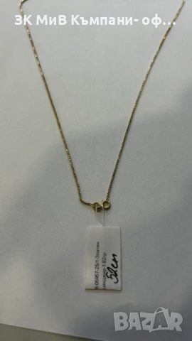 златен синджир 1.62 гр  05957-25, снимка 2 - Колиета, медальони, синджири - 53098056