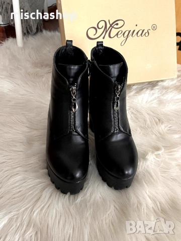 Дамски боти с ток Megias, снимка 2 - Дамски боти - 53414631