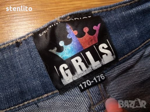 Къси дънки Grls Denim размер 170-176, снимка 8 - Къси панталони и бермуди - 26443934