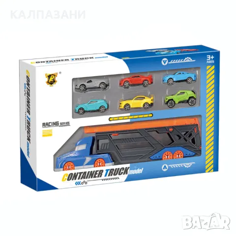 Автовоз с повдигаща се платформа 6 коли ZY1237861 , снимка 1