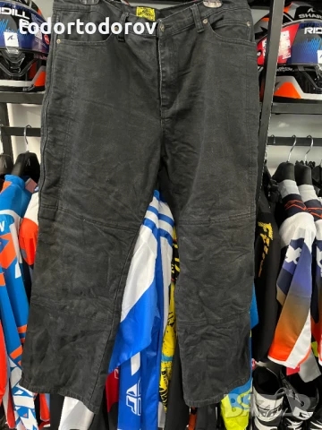 Мото дънки DRAG IN Jeans ,протектори и KEVLAR , разм.XL-36 ,като нови,, снимка 1