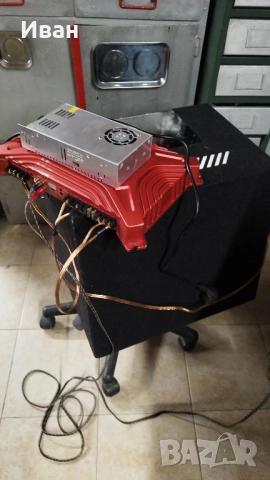 чисто нова бас каса+ усилвател+ траф за домашно ползване, снимка 5 - Тонколони - 52544131