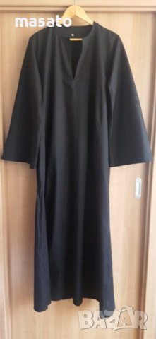 Дълга черна рокля, снимка 2 - Рокли - 37478583