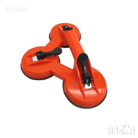 Троен вакуумен държач за стъкла – до 120 кг товароносимост, снимка 2 - Друга електроника - 53256116